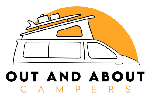 Out And About Campers Logo