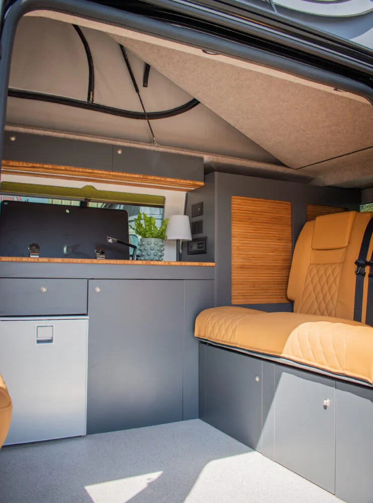 Inside Campervan Conversion Brighton