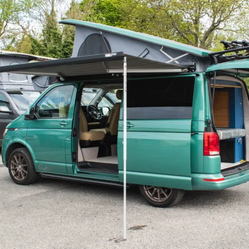 Angled-Left-Side-Open View of Campervan