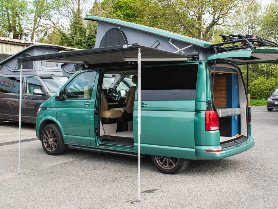 Angled-Left-Side-Open View of Campervan