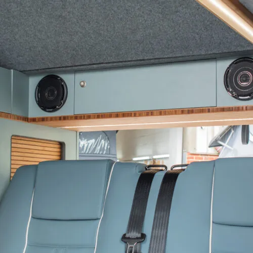 Sound System Inside Campervan