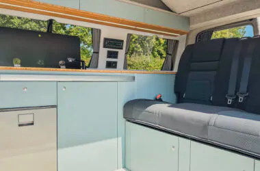 Turquoise furnishings - classic tourer