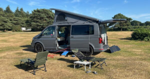 An OAAC camper at Roundhill camping