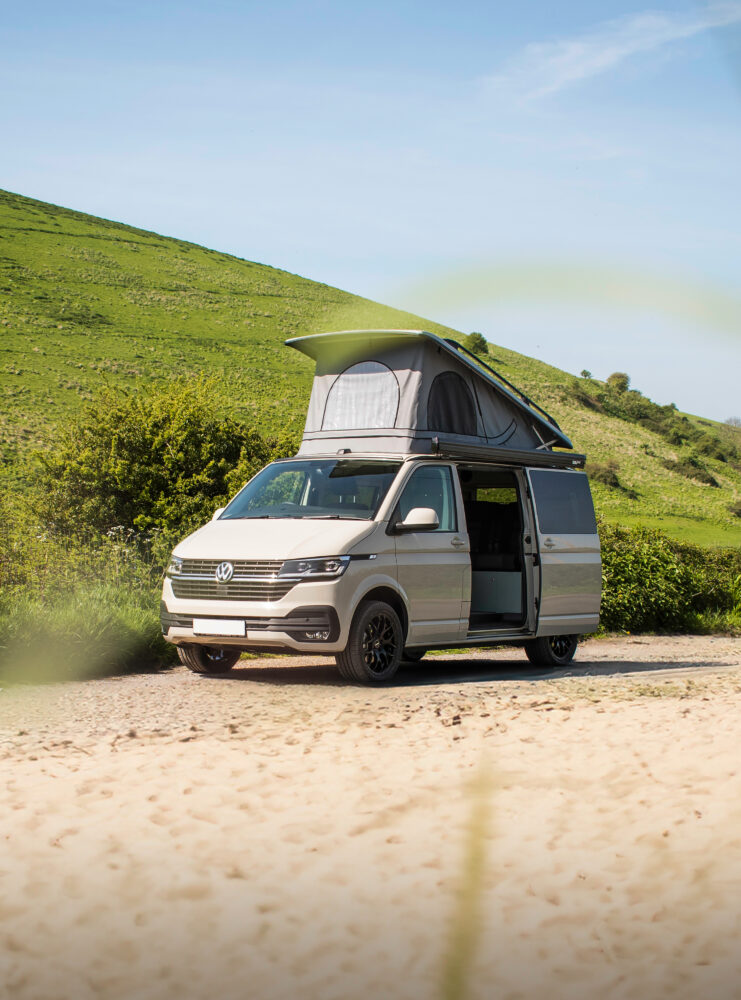 Campervan in the countryside