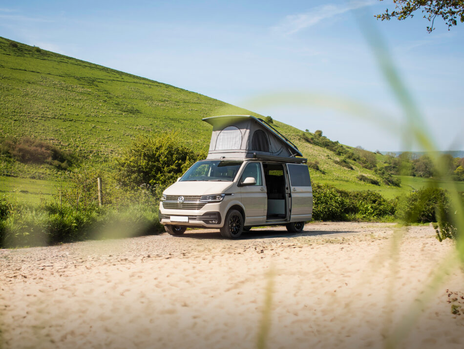 Campervan in the countryside
