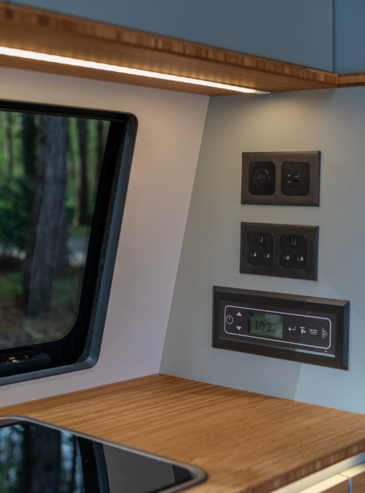 Campervan control panel
