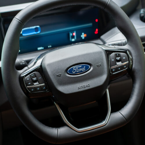 Ford multi-function steering wheel