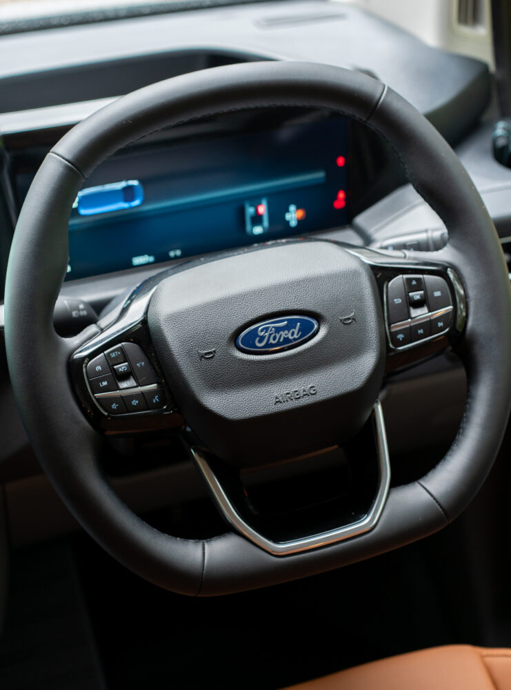 Ford multi-function steering wheel